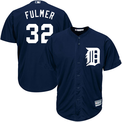 Tigers #32 Michael Fulmer Navy Blue Cool Base Stitched Youth MLB Jersey